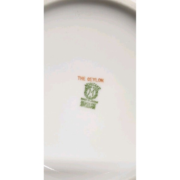 Noritake The Ceylon Oval Covered Vegetable Dish Roses on Black Japan - Picture 4 of 7